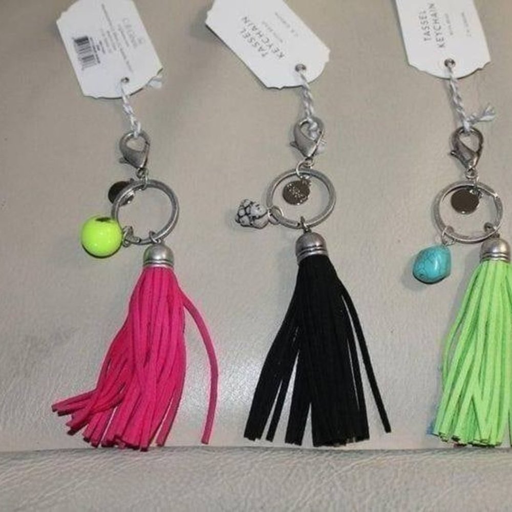 Tassel Keychains with beads